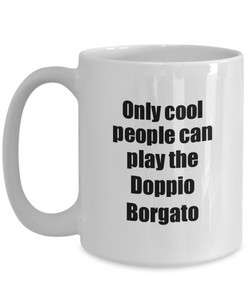 Doppio Borgato Player Mug Musician Funny Gift Idea Gag Coffee Tea Cup-Coffee Mug
