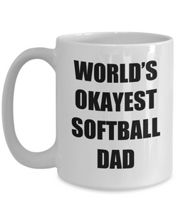 Softball Dad Mug Funny Gift Idea for Novelty Gag Coffee Tea Cup-Coffee Mug