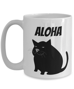 Cat Hawaiin Mug Aloha Funny Gift Idea for Novelty Gag Coffee Tea Cup-[style]