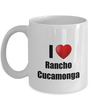 Load image into Gallery viewer, Rancho Cucamonga Mug I Love City Lover Pride Funny Gift Idea for Novelty Gag Coffee Tea Cup-Coffee Mug