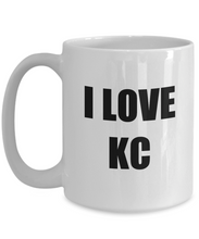 Load image into Gallery viewer, I Love Kc Mug Funny Gift Idea Novelty Gag Coffee Tea Cup-Coffee Mug