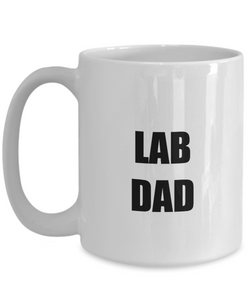 Lab Dad Mug Funny Gift Idea for Novelty Gag Coffee Tea Cup-Coffee Mug