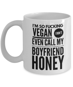 Funny Coffee Mug for Vegan Girls-Coffee Mug