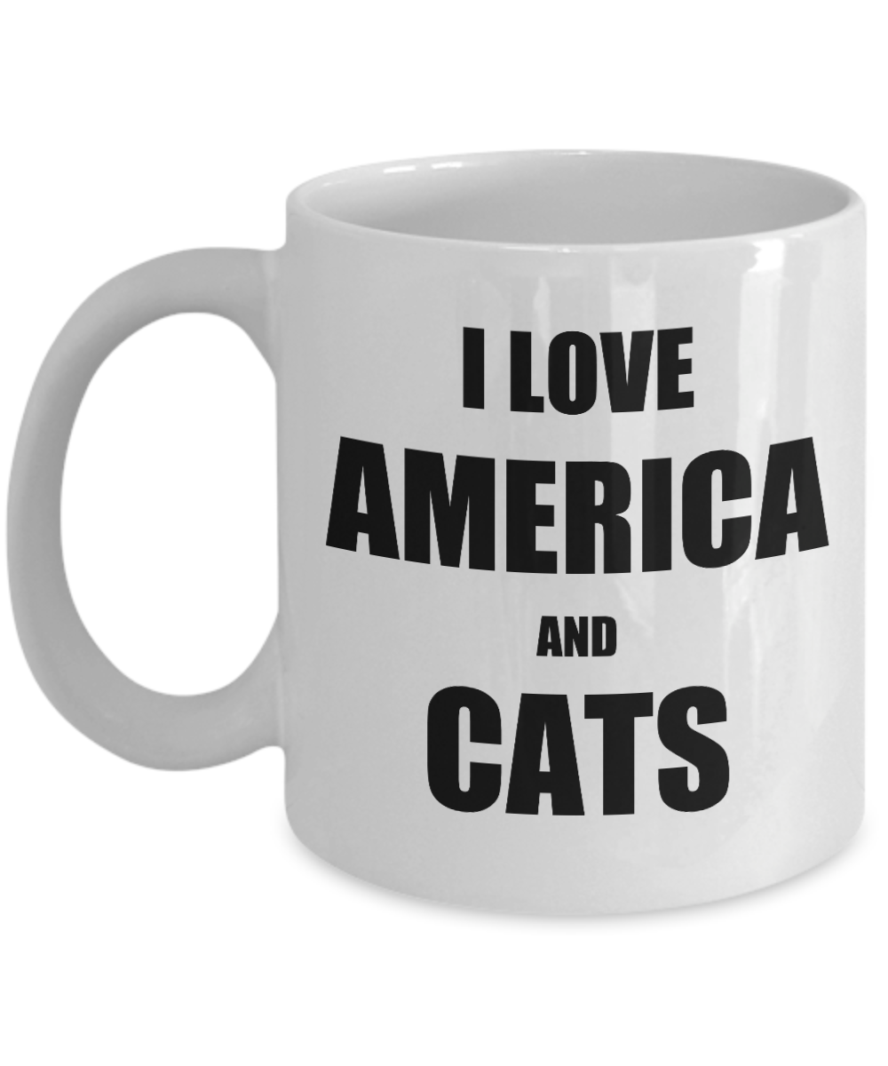 Cat America Mug Funny Gift Idea for Novelty Gag Coffee Tea Cup-Coffee Mug