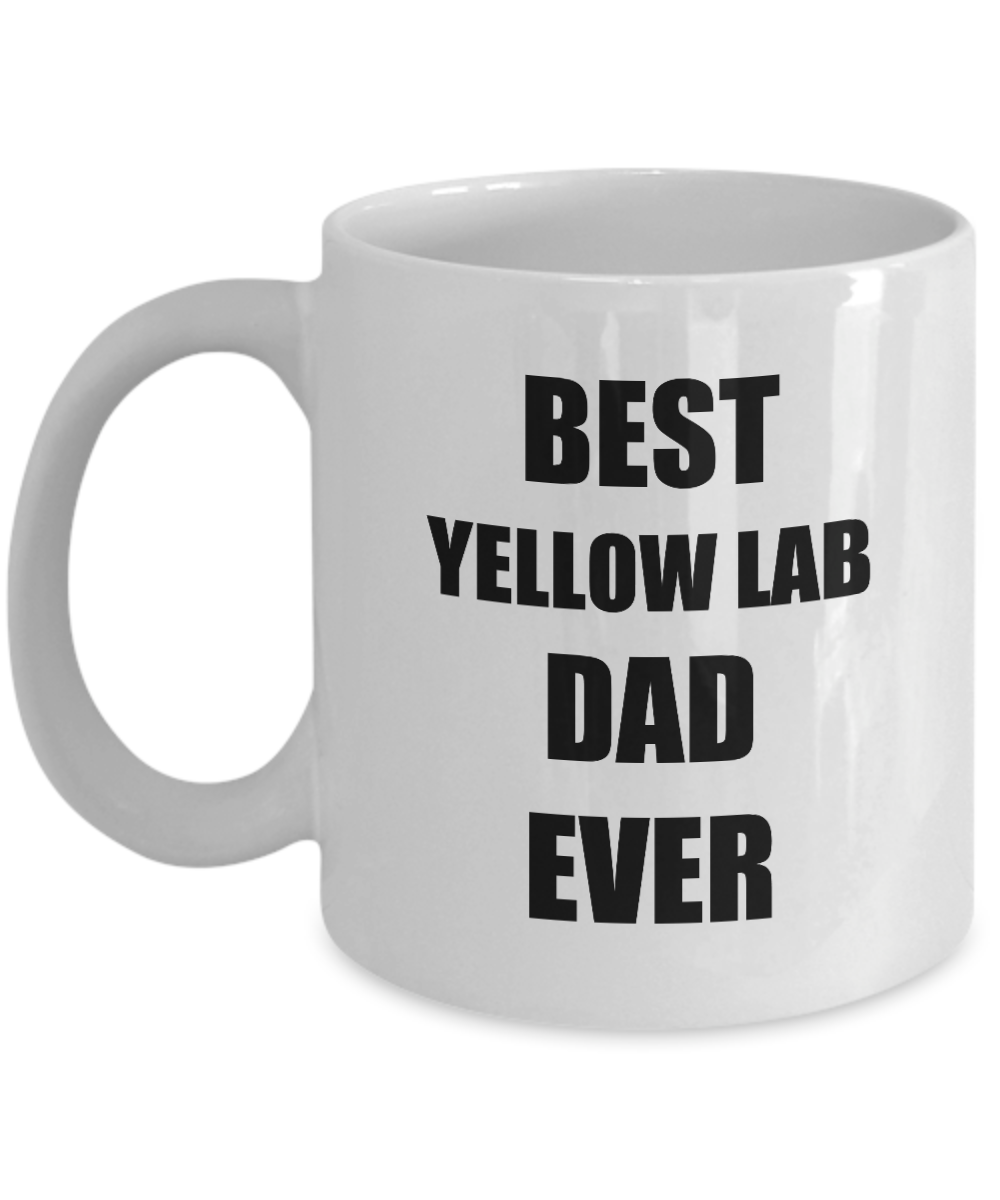 Yellow Lab Dad Mug Labrador Funny Gift Idea for Novelty Gag Coffee Tea Cup-[style]