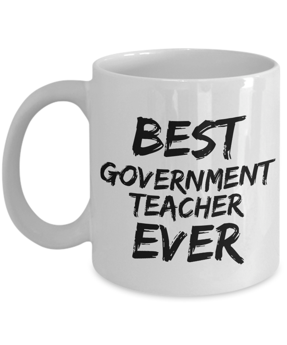 Government Teacher Mug Best Ever Funny Gift Idea for Novelty Gag Coffee Tea Cup-[style]