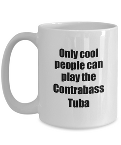 Contrabass Tuba Player Mug Musician Funny Gift Idea Gag Coffee Tea Cup-Coffee Mug