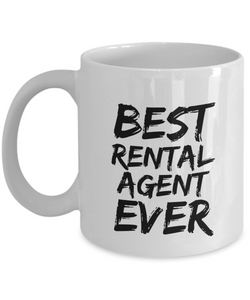 Rental Agent Mug Best Ever Funny Gift for Coworkers Novelty Gag Coffee Tea Cup-Coffee Mug