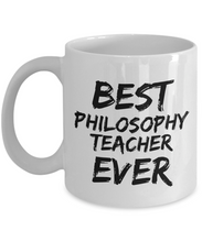 Load image into Gallery viewer, Philosophy Teacher Mug Best Professor Ever Funny Gift for Coworkers Novelty Gag Coffee Tea Cup-Coffee Mug