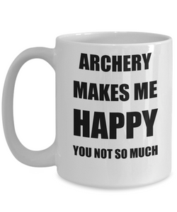 Archery Mug Lover Fan Funny Gift Idea Hobby Novelty Gag Coffee Tea Cup-Coffee Mug
