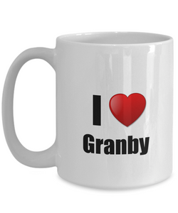 Granby Mug I Love City Lover Pride Funny Gift Idea for Novelty Gag Coffee Tea Cup-Coffee Mug