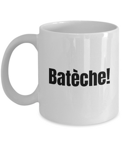 Bateche Mug Quebec Swear In French Expression Funny Gift Idea for Novelty Gag Coffee Tea Cup-Coffee Mug
