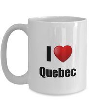 Load image into Gallery viewer, Quebec Mug I Love State Lover Pride Funny Gift Idea for Novelty Gag Coffee Tea Cup-Coffee Mug