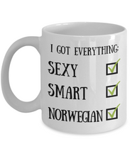 Load image into Gallery viewer, Norwegian Coffee Mug Norway Pride Sexy Smart Funny Gift for Humor Novelty Ceramic Tea Cup-Coffee Mug