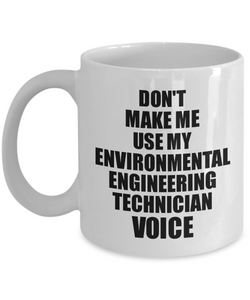 Environmental Engineering Technician Mug Coworker Gift Idea Funny Gag For Job Coffee Tea Cup Voice-Coffee Mug