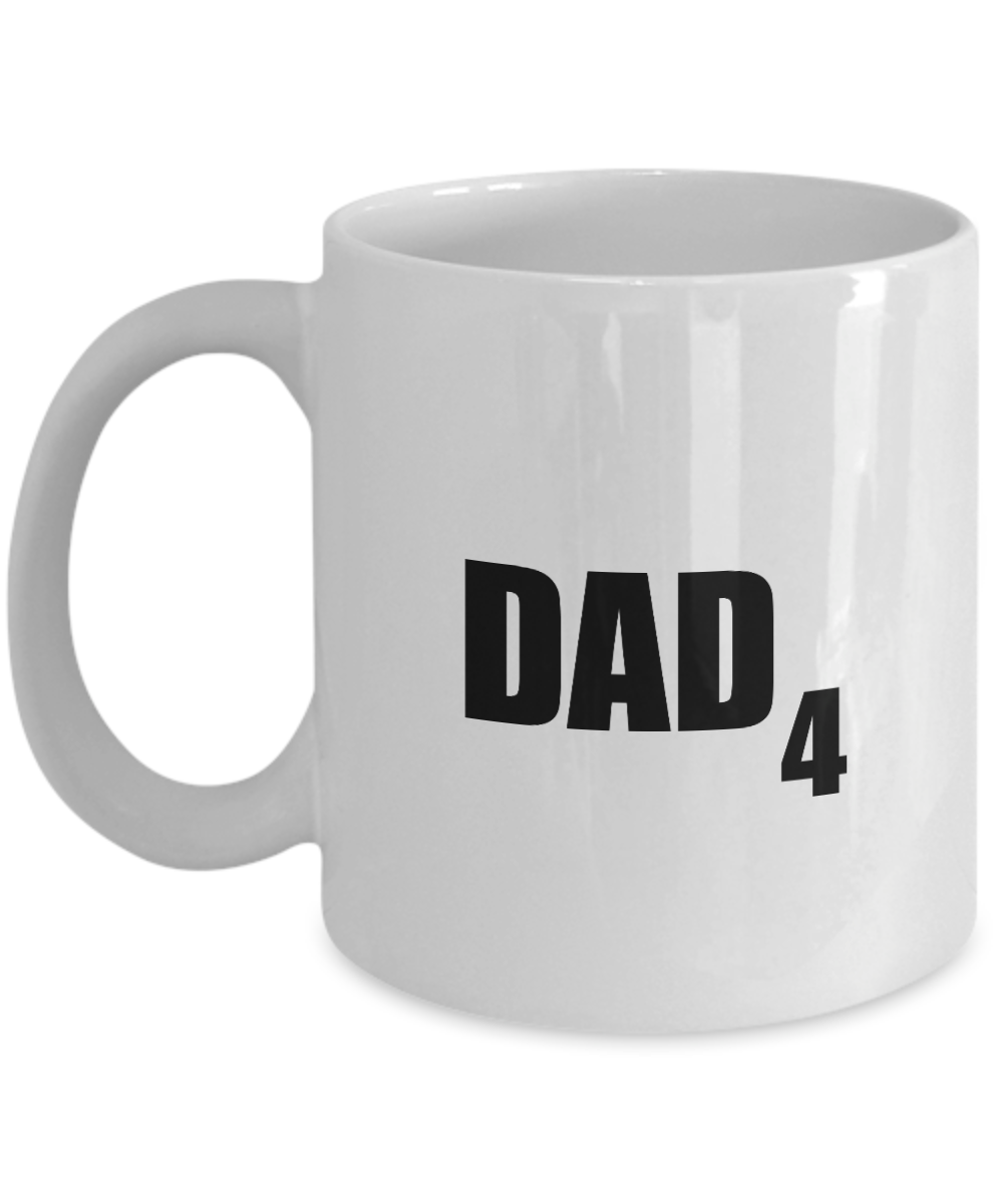 Dad X4 Mug Funny Gift Idea for Novelty Gag Coffee Tea Cup-Coffee Mug