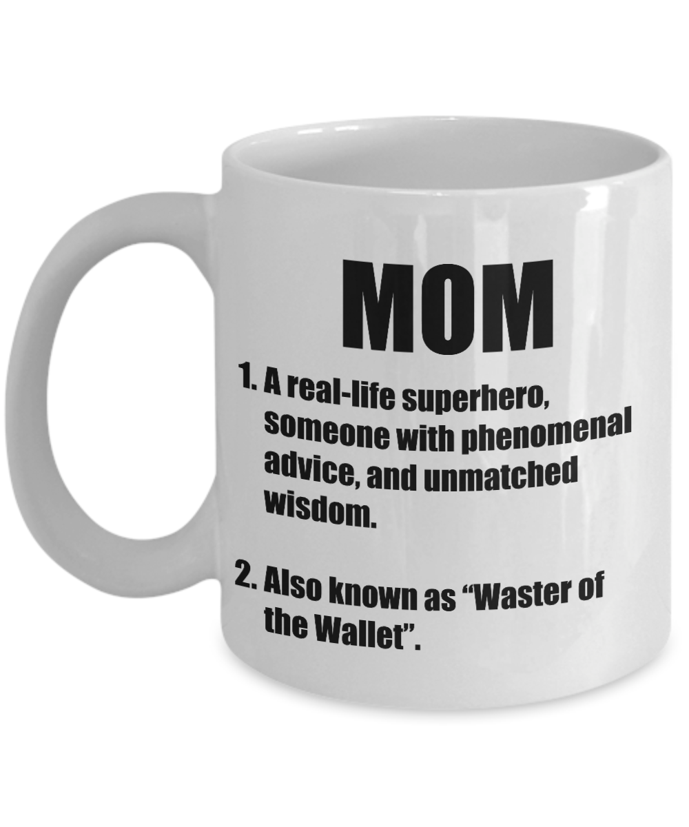 Mom Definition Mug Funny Gift Idea for Novelty Gag Coffee Tea Cup-Coffee Mug