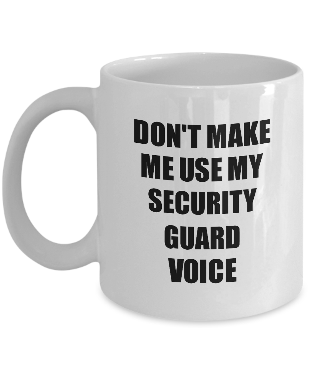 Security Guard Mug Coworker Gift Idea Funny Gag For Job Coffee Tea Cup-Coffee Mug