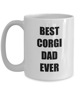 Corgi Dad Mug Funny Gift Idea for Novelty Gag Coffee Tea Cup-Coffee Mug