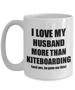 Kiteboarding Wife Mug Funny Valentine Gift Idea For My Spouse Lover From Husband Coffee Tea Cup-Coffee Mug