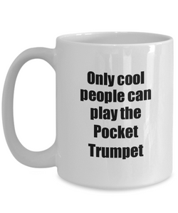 Pocket Trumpet Player Mug Musician Funny Gift Idea Gag Coffee Tea Cup-Coffee Mug