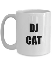 Load image into Gallery viewer, Dj Cat Mug Funny Gift Idea for Novelty Gag Coffee Tea Cup-Coffee Mug