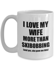 Load image into Gallery viewer, Skibobbing Husband Mug Funny Valentine Gift Idea For My Hubby Lover From Wife Coffee Tea Cup-Coffee Mug
