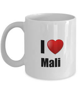 Mali Mug I Love Funny Gift Idea For Country Lover Pride Novelty Gag Coffee Tea Cup-Coffee Mug