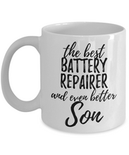 Load image into Gallery viewer, Battery Repairer Son Funny Gift Idea for Child Coffee Mug The Best And Even Better Tea Cup-Coffee Mug