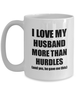 Hurdles Wife Mug Funny Valentine Gift Idea For My Spouse Lover From Husband Coffee Tea Cup-Coffee Mug