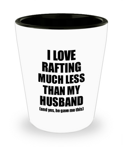 Rafting Wife Shot Glass Funny Valentine Gift Idea For My Spouse From Husband I Love Liquor Lover Alcohol 1.5 oz Shotglass-Shot Glass