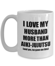 Load image into Gallery viewer, Aiki-Jujutsu Wife Mug Funny Valentine Gift Idea For My Spouse Lover From Husband Coffee Tea Cup-Coffee Mug