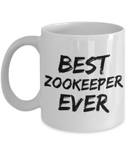 Load image into Gallery viewer, Zookeeper Mug Best Zoo keeper Ever Funny Gift for Coworkers Novelty Gag Coffee Tea Cup-Coffee Mug