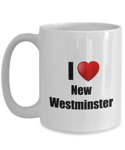 New Westminster Mug I Love City Lover Pride Funny Gift Idea for Novelty Gag Coffee Tea Cup-Coffee Mug
