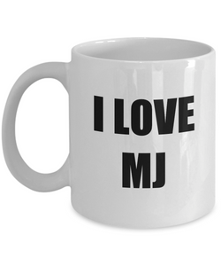 I Love Mj Mug Funny Gift Idea Novelty Gag Coffee Tea Cup-[style]