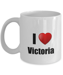 Victoria Mug I Love City Lover Pride Funny Gift Idea for Novelty Gag Coffee Tea Cup-Coffee Mug