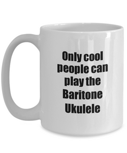 Baritone Ukulele Player Mug Musician Funny Gift Idea Gag Coffee Tea Cup-Coffee Mug