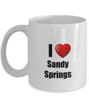 Load image into Gallery viewer, Sandy Springs Mug I Love City Lover Pride Funny Gift Idea for Novelty Gag Coffee Tea Cup-Coffee Mug