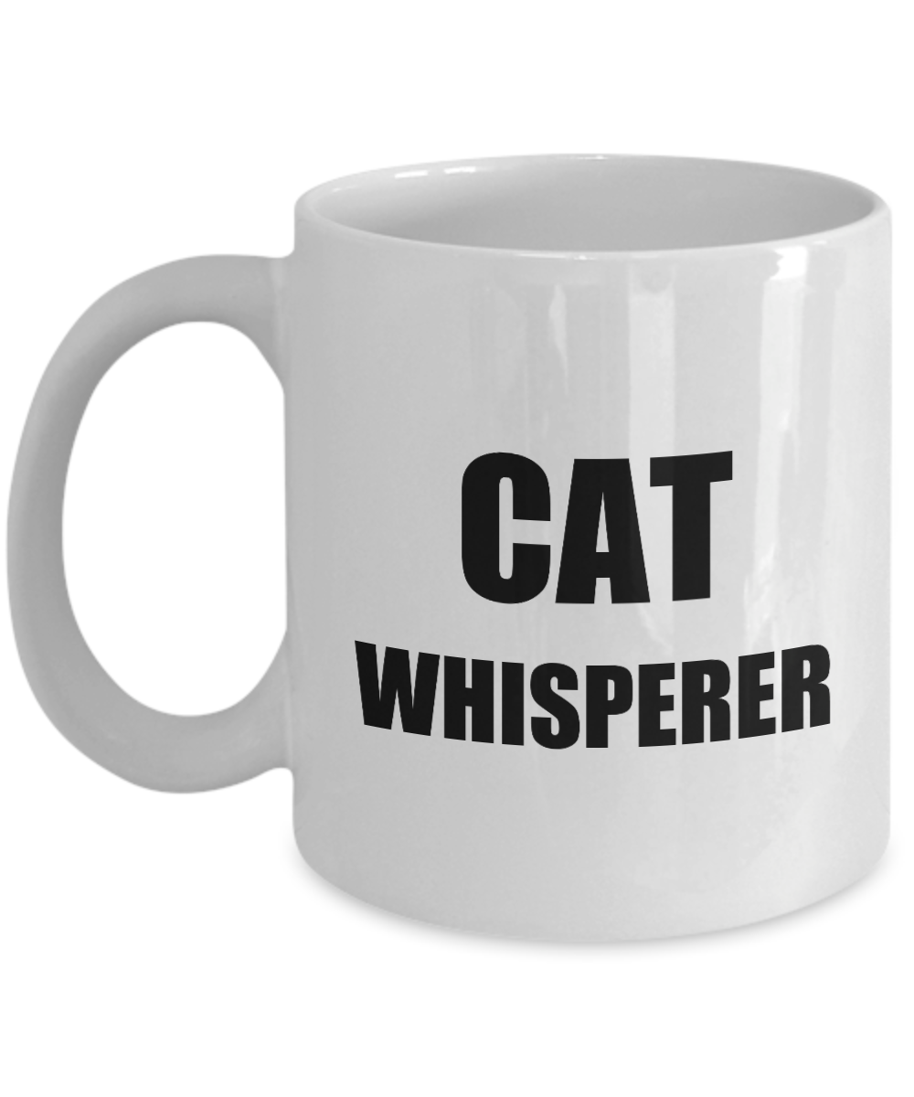 Cat Whisperer Mug Funny Gift Idea for Novelty Gag Coffee Tea Cup-Coffee Mug