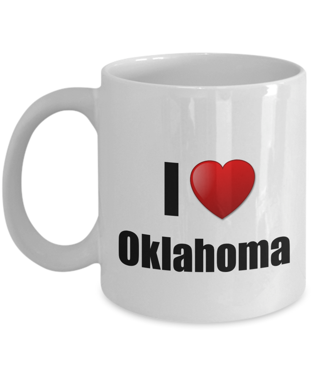 Oklahoma Mug I Love State Lover Pride Funny Gift Idea for Novelty Gag Coffee Tea Cup-Coffee Mug