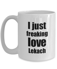 Load image into Gallery viewer, Lekach Lover Mug I Just Freaking Love Funny Gift Idea For Foodie Coffee Tea Cup-Coffee Mug