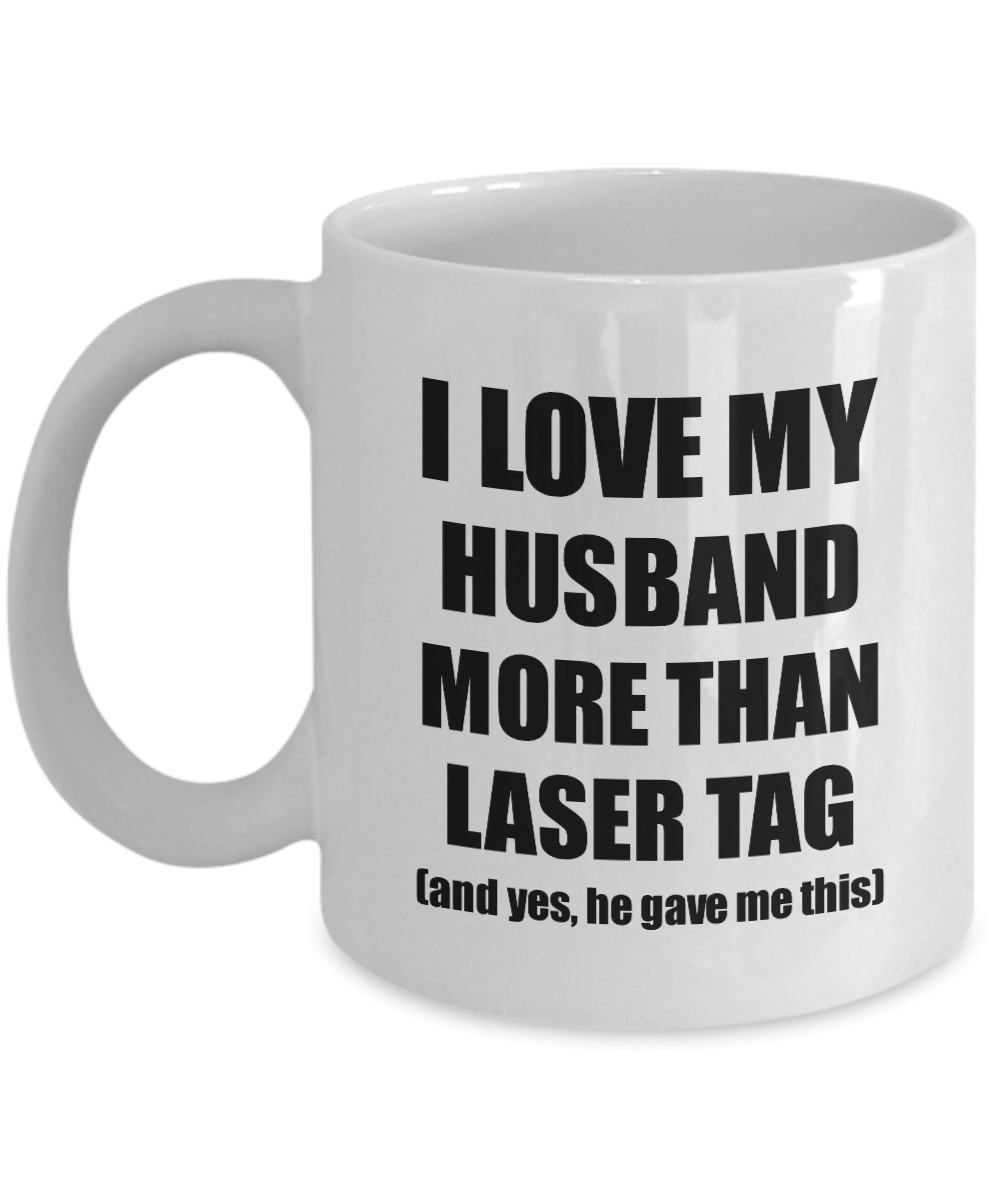 Laser Tag Wife Mug Funny Valentine Gift Idea For My Spouse Lover From Husband Coffee Tea Cup-Coffee Mug