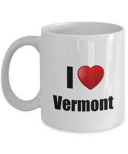 Vermont Mug I Love State Lover Pride Funny Gift Idea for Novelty Gag Coffee Tea Cup-Coffee Mug