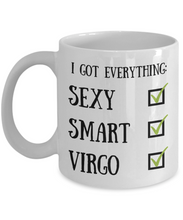 Load image into Gallery viewer, Virgo Astrology Mug Astrological Sign Sexy Smart Funny Gift for Humor Novelty Ceramic Tea Cup-Coffee Mug