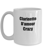 Load image into Gallery viewer, Funny Clarinette D&#39;amour Crazy Mug Musician Gift Instrument Player Present Coffee Tea Cup-Coffee Mug