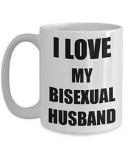 Load image into Gallery viewer, I Love My Bisexual Husband Mug Funny Gift Idea Novelty Gag Coffee Tea Cup-Coffee Mug