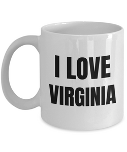 I Love Virginia Mug Funny Gift Idea Novelty Gag Coffee Tea Cup-Coffee Mug