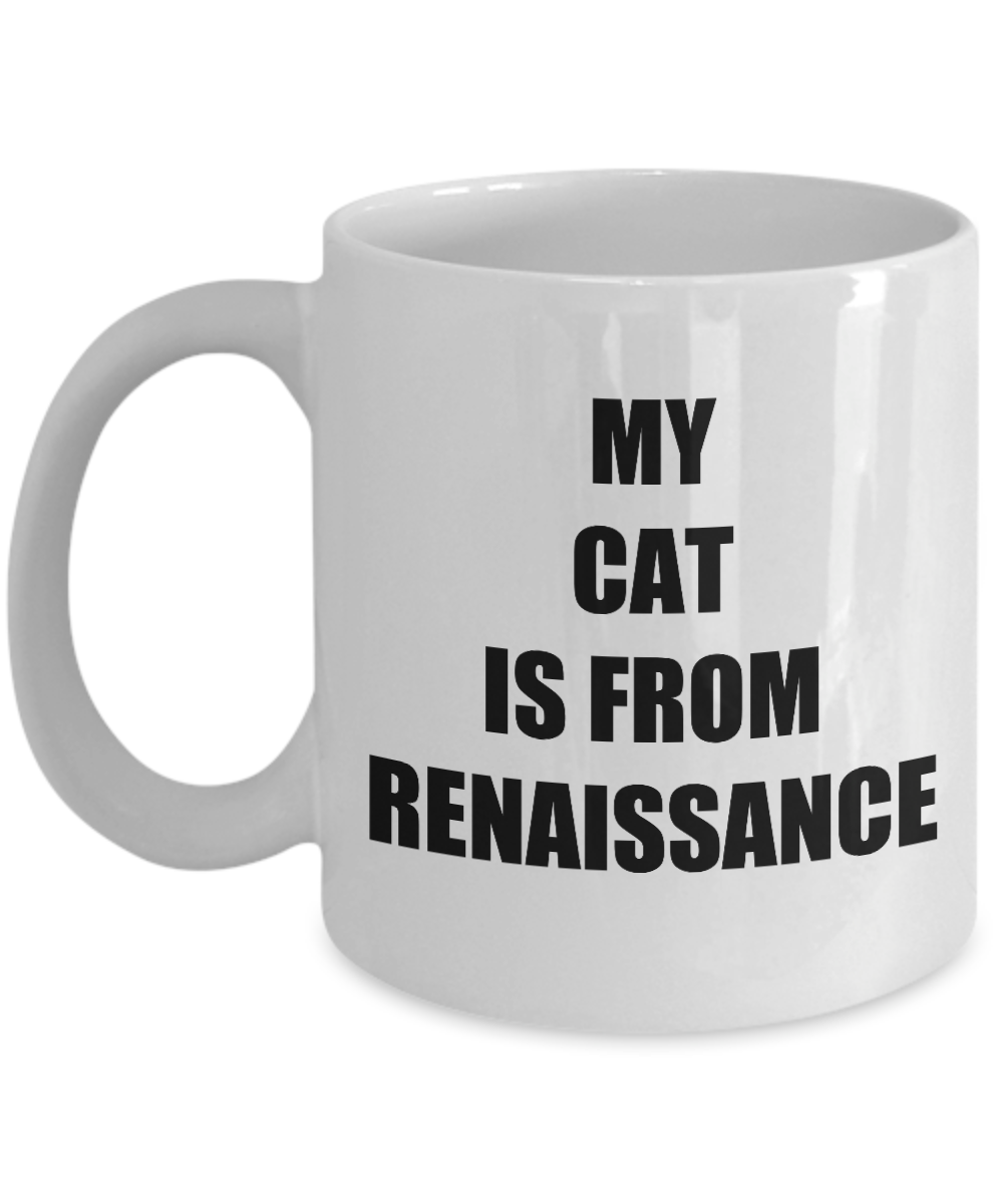 Renaissance Cat Mug Funny Gift Idea for Novelty Gag Coffee Tea Cup-Coffee Mug