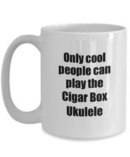 Load image into Gallery viewer, Cigar Box Ukulele Player Mug Musician Funny Gift Idea Gag Coffee Tea Cup-Coffee Mug