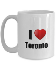 Load image into Gallery viewer, Toronto Mug I Love City Lover Pride Funny Gift Idea for Novelty Gag Coffee Tea Cup-Coffee Mug